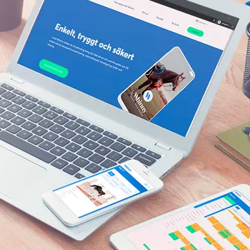 Foto föreställande Whinny - ett webbaserat planeringsverktyg som hjälper hästägare och hästföretagare