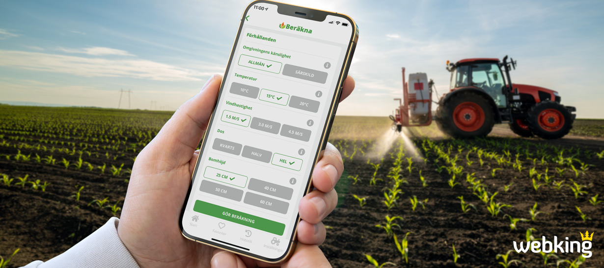 Foto föreställande Appen Hjälpredan – Halverar uträkningstiden för användarna!