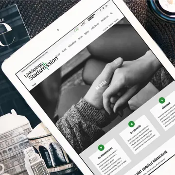 Foto föreställande Vi hjälper Linköpings Stadsmission att stärka den enskilda människan