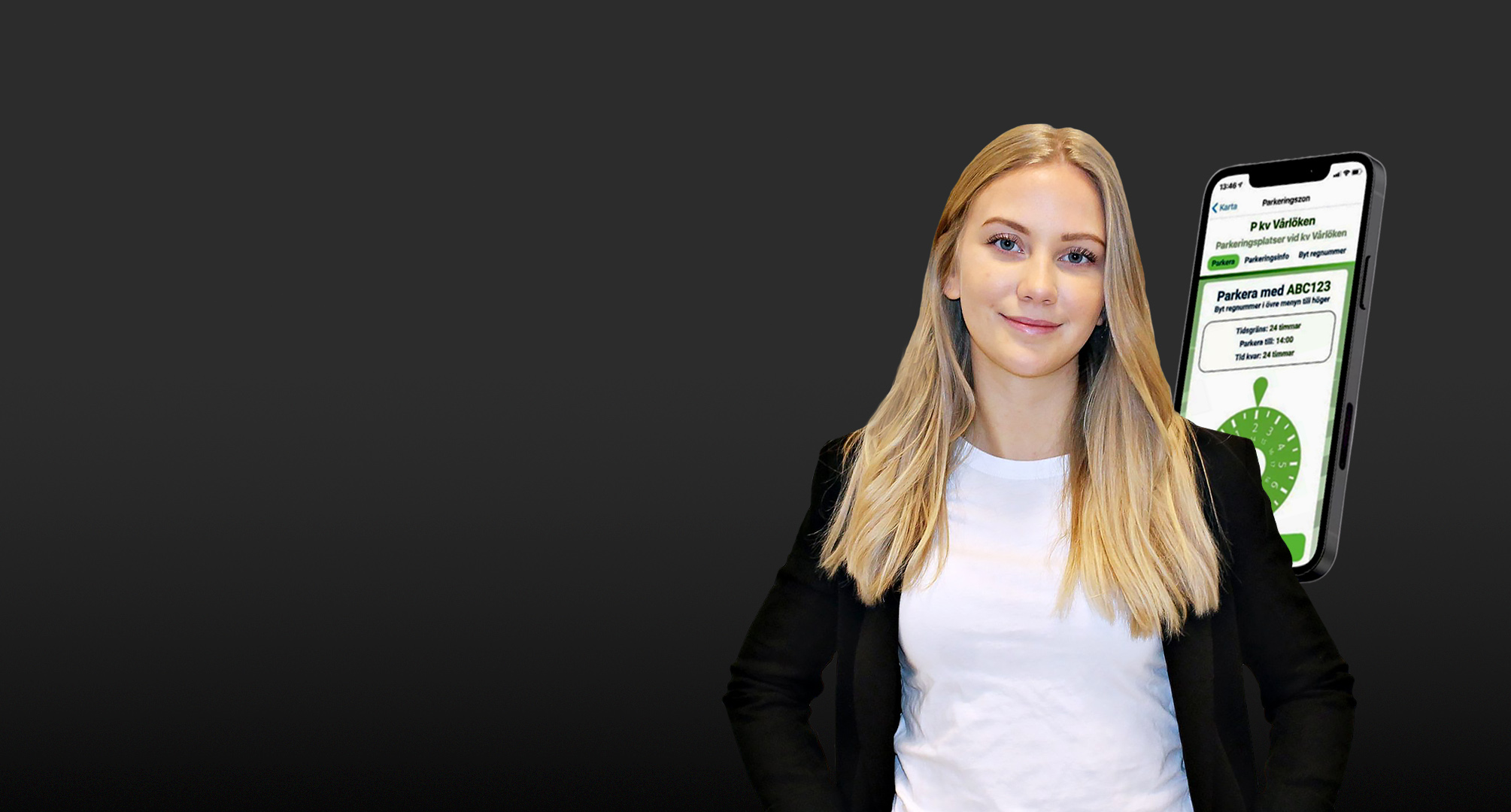 Foto föreställande– Matildas parkeringsapp Parking Time