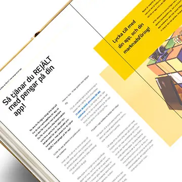 Foto föreställande Så tjänar du REJÄLT med pengar på din app!