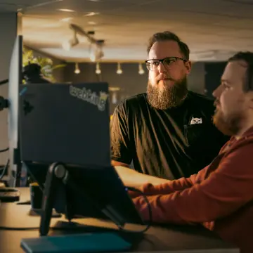 Foto föreställande  - Apputvecklare som gillar bra appar