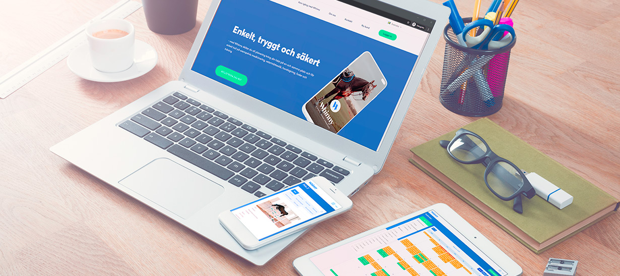 Foto föreställande Whinny – Webbapplikation och planeringsverktyg